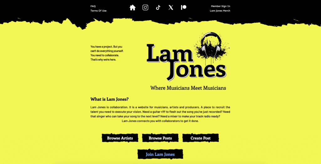 Project - Lamjones - Feature Image